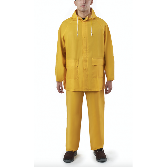 Yellow PVC Rainsuit